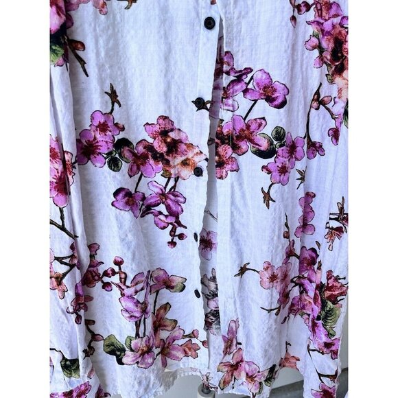 Jogal Men's Long Sleeve Button Up Shirt Size XL Tropical Floral Casual Hawaiian - Picture 3 of 8